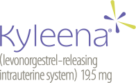 Kyleena® (levonorgestrel-releasing intrauterine system) 19.5 mg logo.